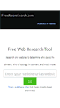 Mobile Screenshot of freewebresearch.org