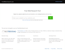 Tablet Screenshot of freewebresearch.org